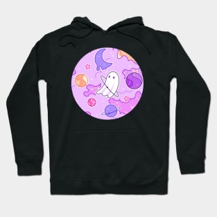 A ghost that lives among many planets Hoodie